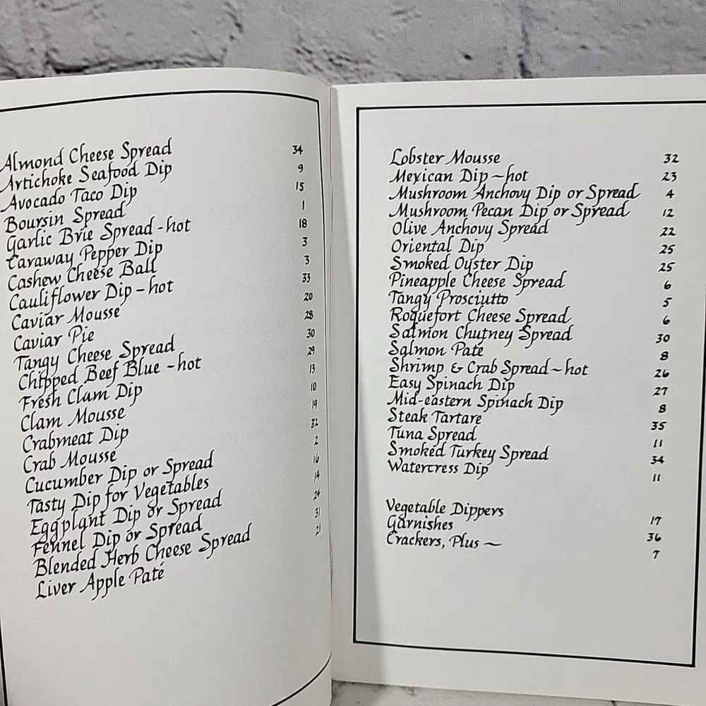 Appetizing Dips & Spreads Cookbook Paperback by‎ Wellspring 1980s